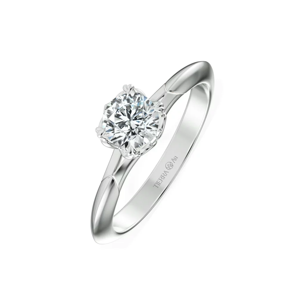 Nhẫn cầu hôn Heart Petal NCH1427