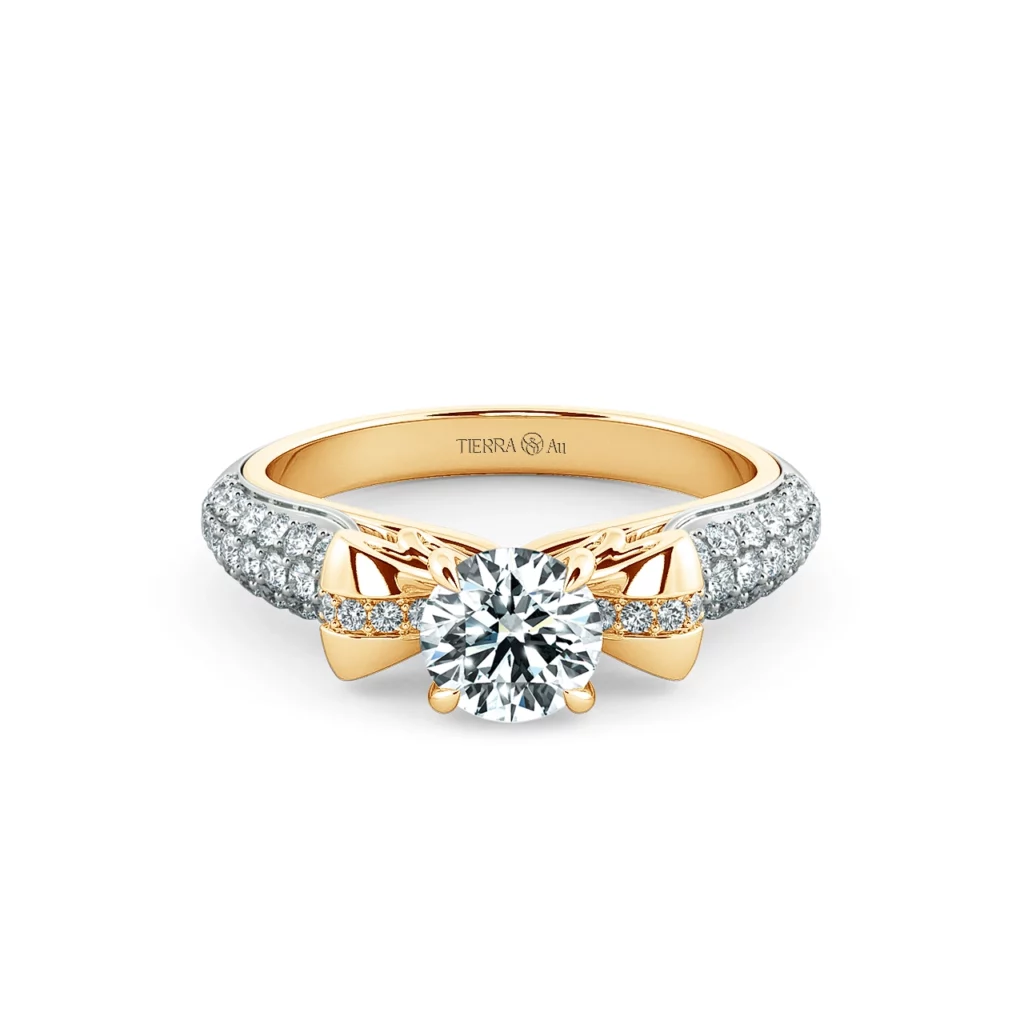 Nhẫn cầu hôn Princess Bowtie UCH1612