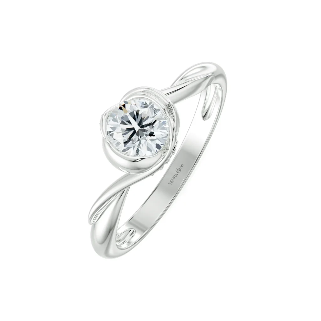 Nhẫn cầu hôn White Pappilon NCH5401