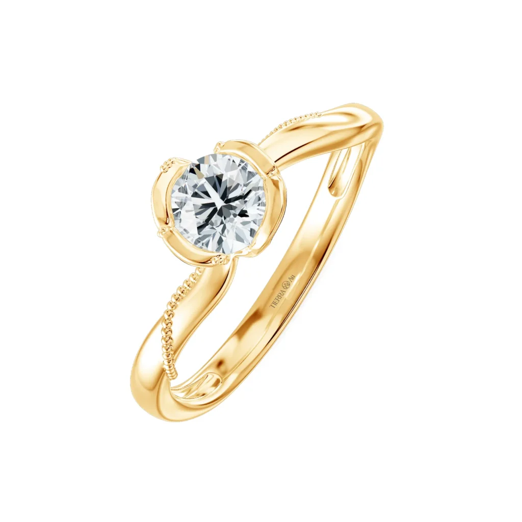 Nhẫn cầu hôn Enchanted Tulip NCH5405