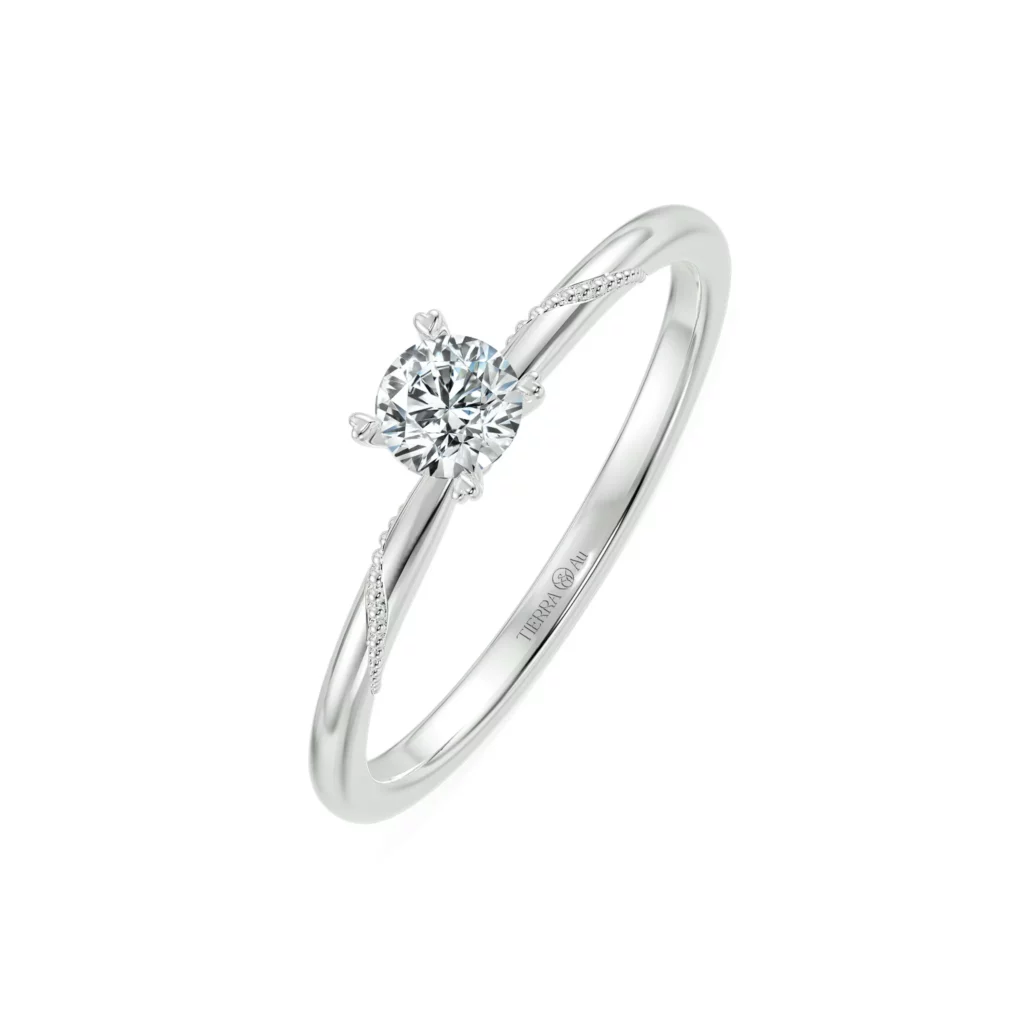 Nhẫn cầu hôn Veil Kiss BCH7109