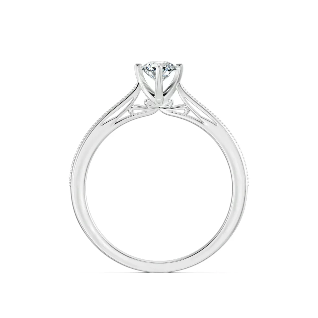 Nhẫn cầu hôn Ribbon Kiss BCH7112