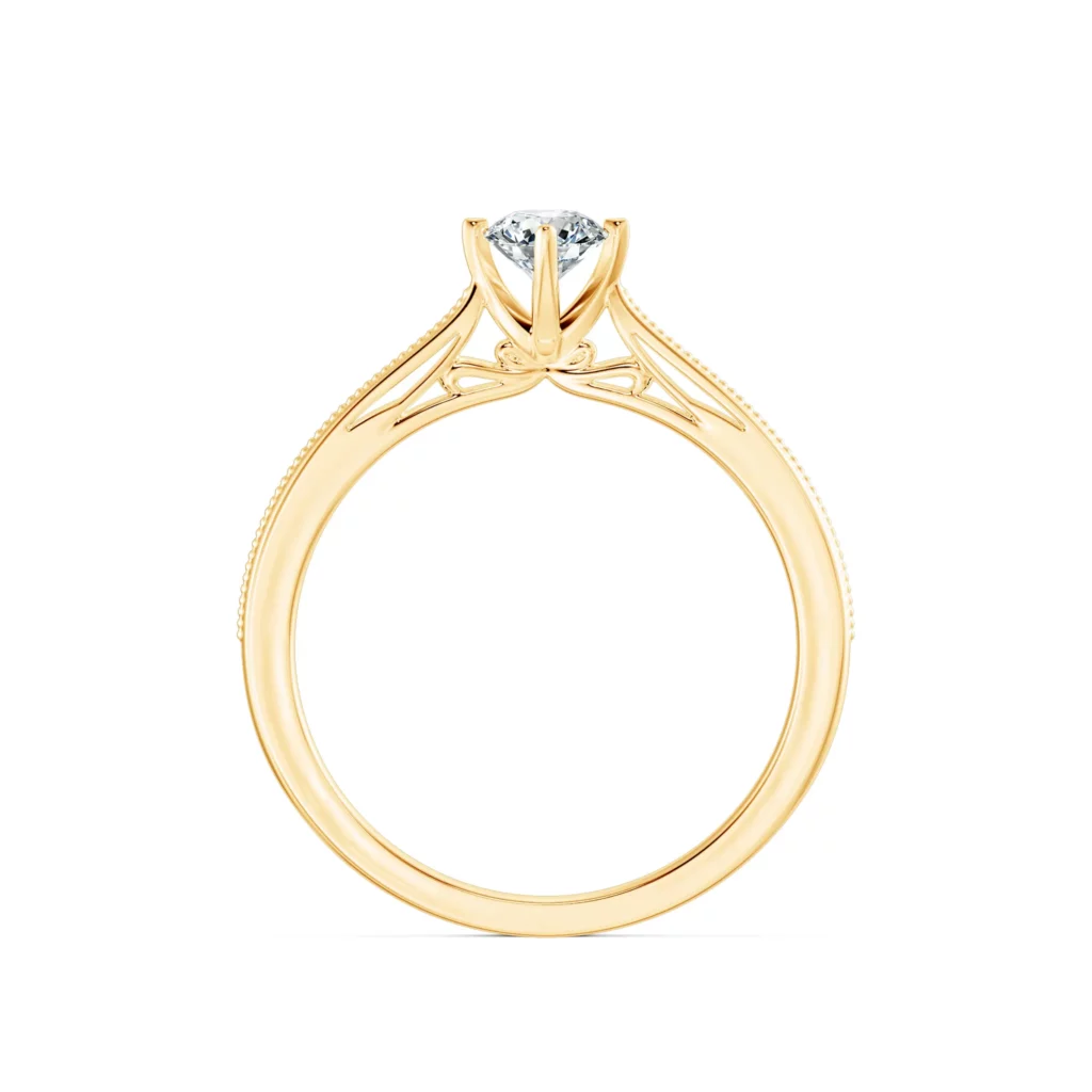 Nhẫn cầu hôn Ribbon Kiss BCH7112