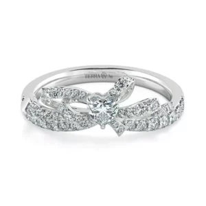 Nhẫn nữ KC Satin Heart NKC0003