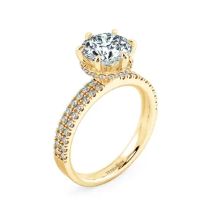 Nhẫn nữ KC Basket Diamond & Wide Band UKC1207