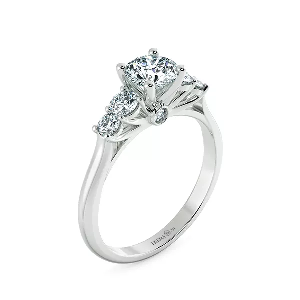 Nhẫn kim cương Five Stone With Bridge Accent Stone  NKC3301