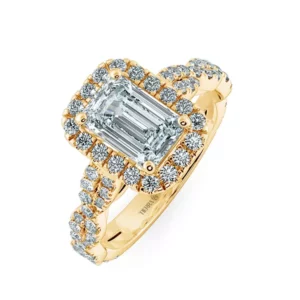 Nhẫn nữ KC Emerald And Twisted Diamond Band UKC8205