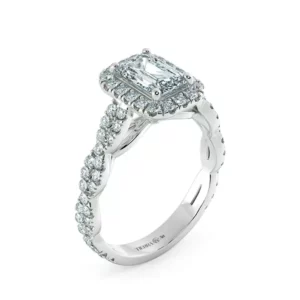 Nhẫn nữ KC Emerald And Twisted Diamond Band UKC8205