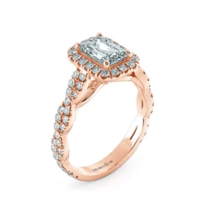Nhẫn nữ KC Emerald And Twisted Diamond Band UKC8205