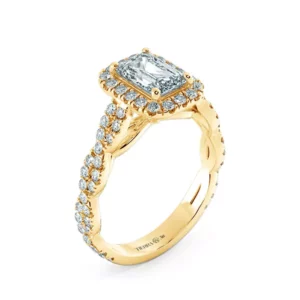 Nhẫn nữ KC Emerald And Twisted Diamond Band UKC8205