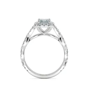 Nhẫn nữ KC Emerald And Twisted Diamond Band UKC8205