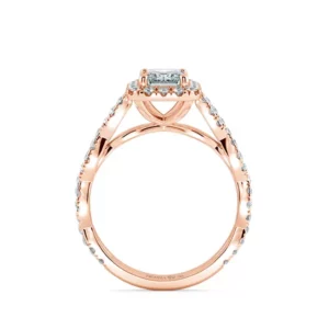 Nhẫn nữ KC Emerald And Twisted Diamond Band UKC8205