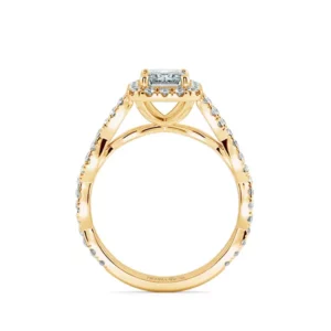 Nhẫn nữ KC Emerald And Twisted Diamond Band UKC8205