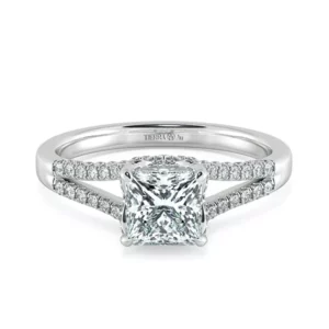 Nhẫn nữ KC Radiant Cut And Décor Split Shank NKC8211