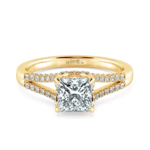 Nhẫn nữ KC Radiant Cut And Décor Split Shank NKC8211