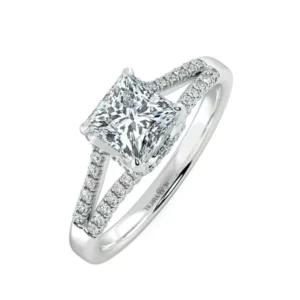 Nhẫn nữ KC Radiant Cut And Décor Split Shank NKC8211