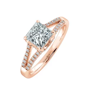 Nhẫn nữ KC Radiant Cut And Décor Split Shank NKC8211