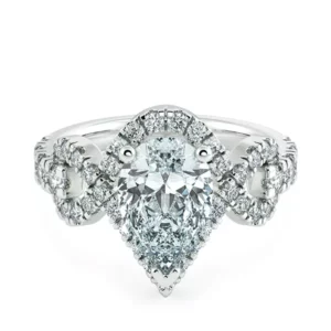 Nhẫn nữ KC Custom Pear Cut UKC8302