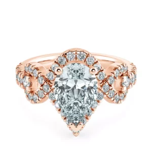 Nhẫn nữ KC Custom Pear Cut UKC8302