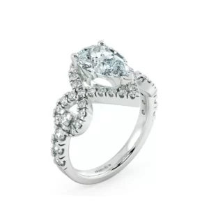 Nhẫn nữ KC Custom Pear Cut UKC8302