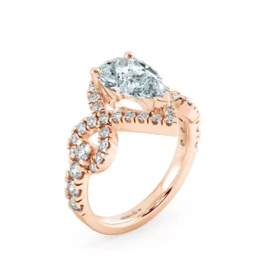 Nhẫn nữ KC Custom Pear Cut UKC8302