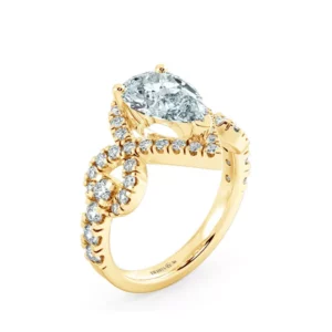 Nhẫn nữ KC Custom Pear Cut UKC8302
