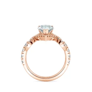 Nhẫn nữ KC Custom Pear Cut UKC8302