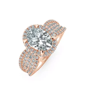 Nhẫn nữ KC Five Stone With Bridge Accent Stone UKC8503