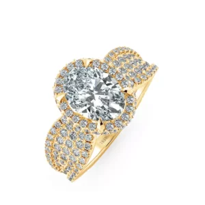 Nhẫn nữ KC Five Stone With Bridge Accent Stone UKC8503
