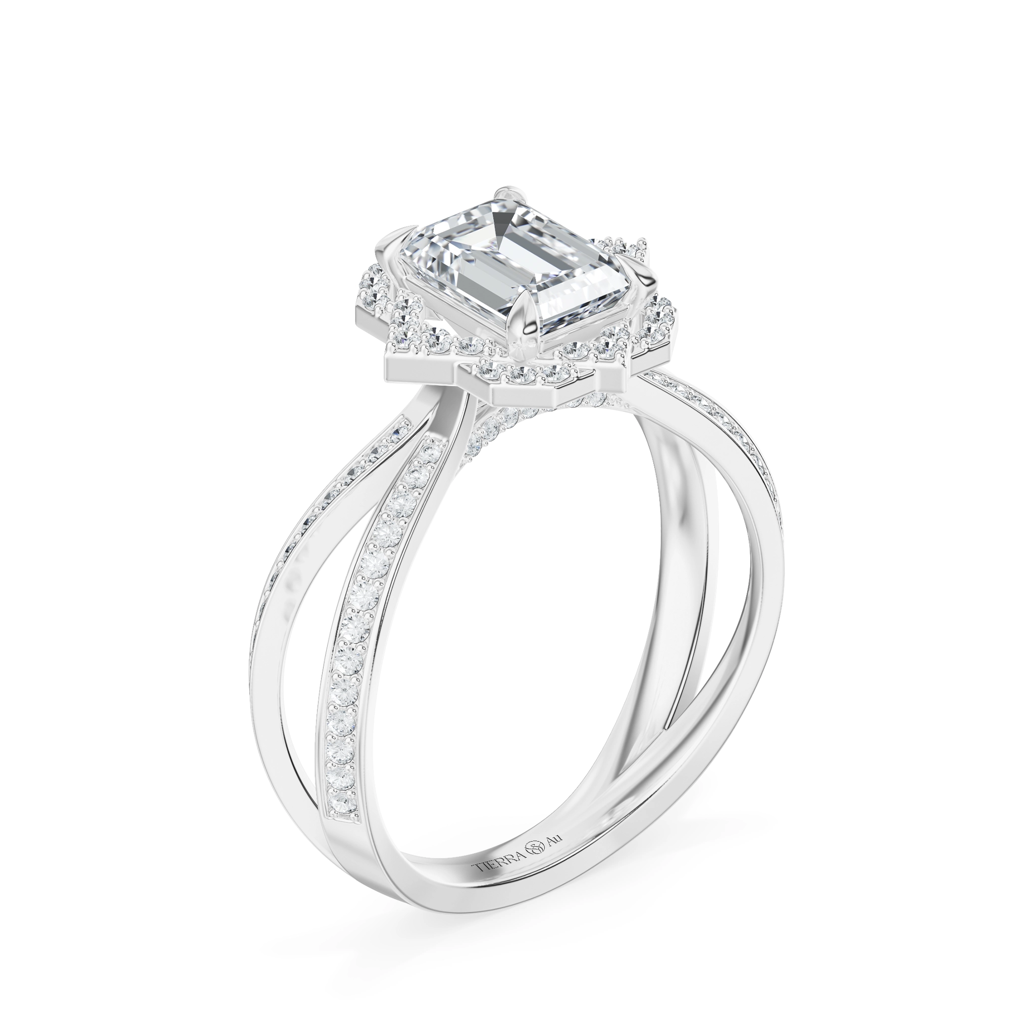 Nhẫn nữ KC Shape Of Emerald UKC8207