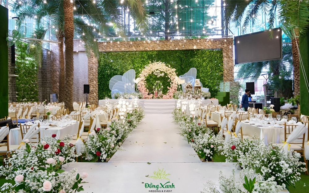 TOP 20+ Nhà hàng tiệc cưới TPHCM đẹp, sang trọng, nổi tiếng 15 Nhà hàng tiệc cưới Đồng Xanh Gò Vấp là một trong các nhà hàng tiệc cưới giá rẻ tphcm