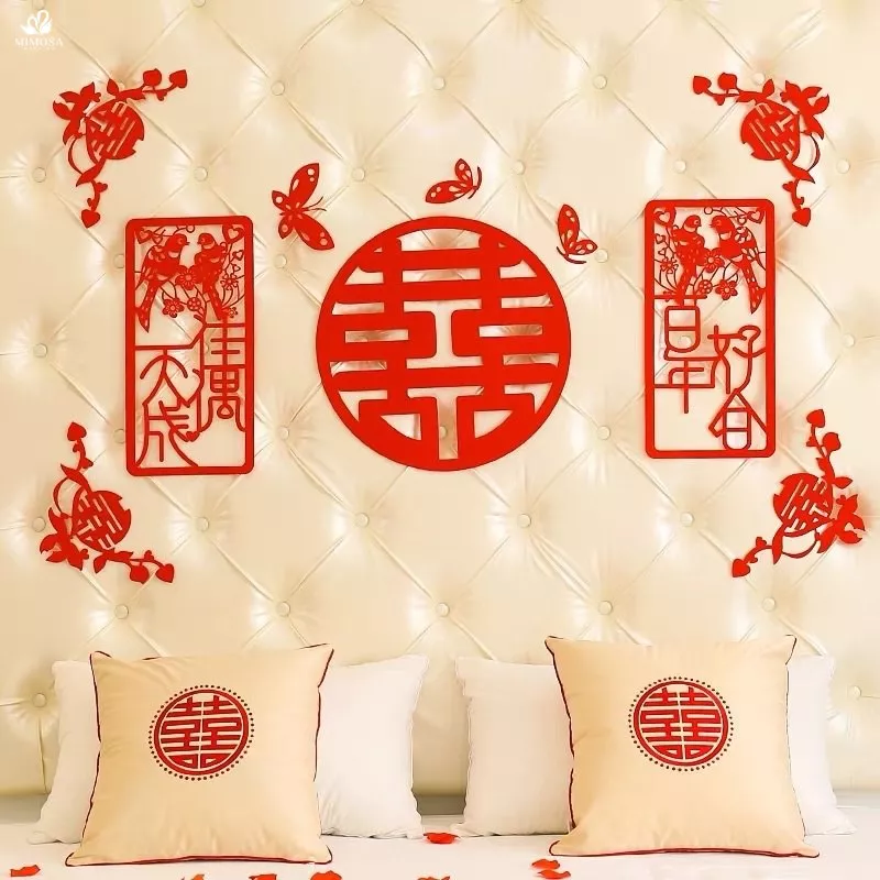 Trang trí chữ Hỷ cho đám cưới