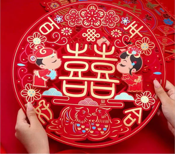 Trang trí chữ Hỷ cho đám cưới