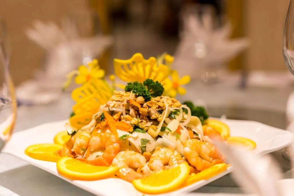 Tham khảo món ăn tại nhà hàng tiệc cưới 