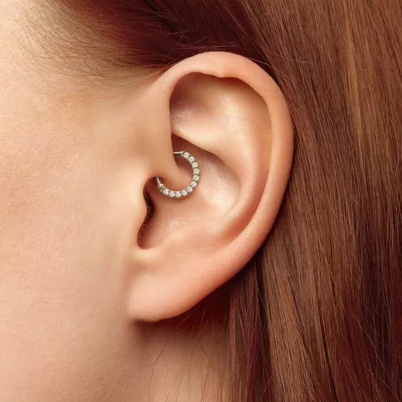 Vị trí xỏ khuyên tai - xỏ vị trí Daith