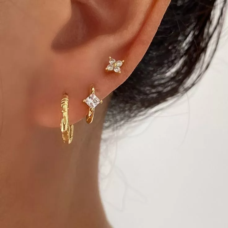 Vị trí xỏ khuyên tai - xỏ lỗ ba