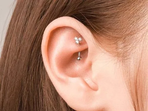 Vị trí xỏ khuyên tai - xỏ vị trí Rook