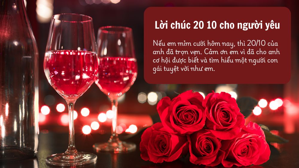 50+ Lời chúc 20 10 cho người yêu ngọt ngào, ý nghĩa, dí dỏm