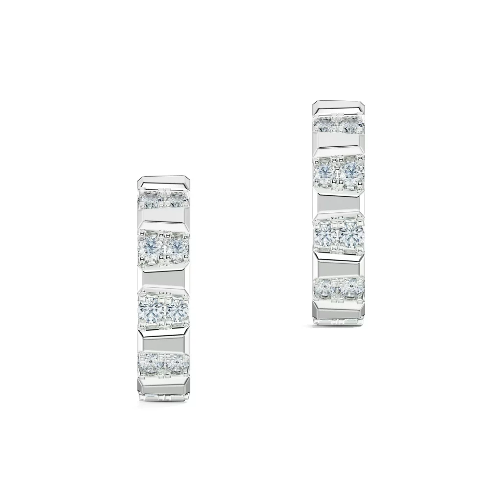 Bông tai Choco Bar Earring With Round FBT5009