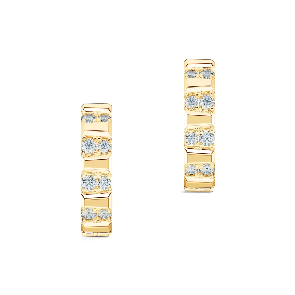 Bông tai Choco Bar Earring With Round FBT5009