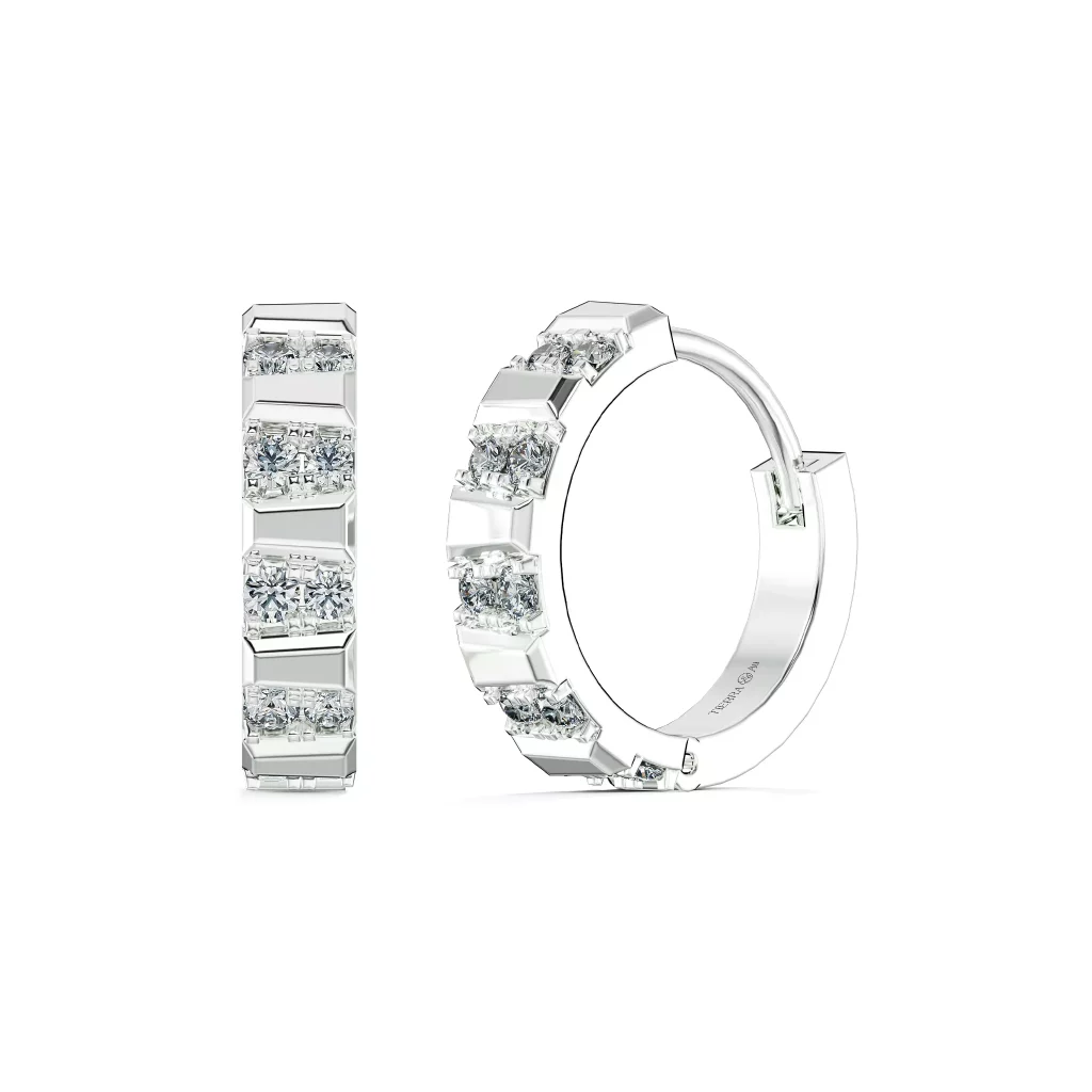 Bông tai Choco Bar Earring With Round FBT5009