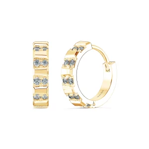 Bông tai Choco Bar Earring With Round FBT5009
