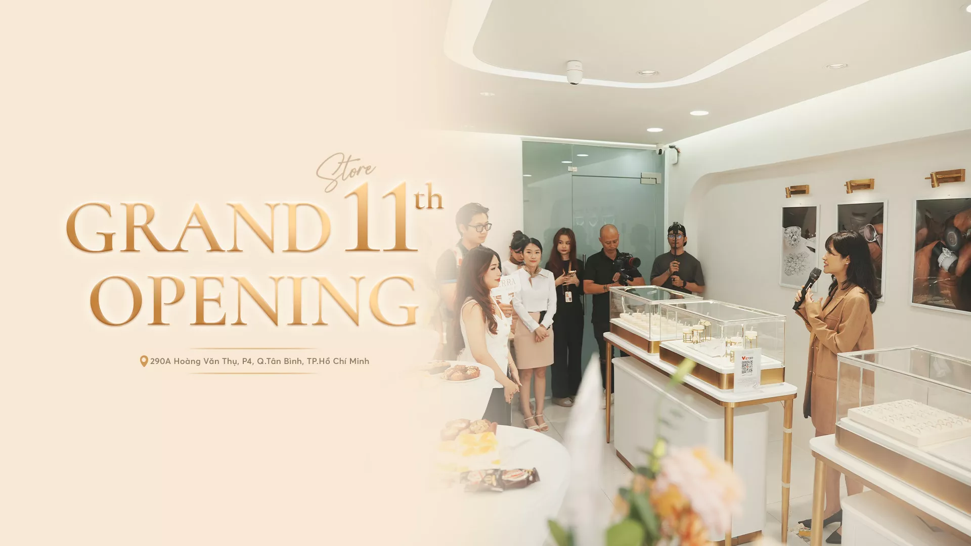 Tierra Diamond khai trương cửa hàng Hoàng Văn Thụ