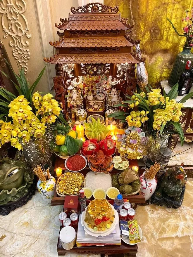 Cách bày trí mâm cúng Ngày Thần Tài