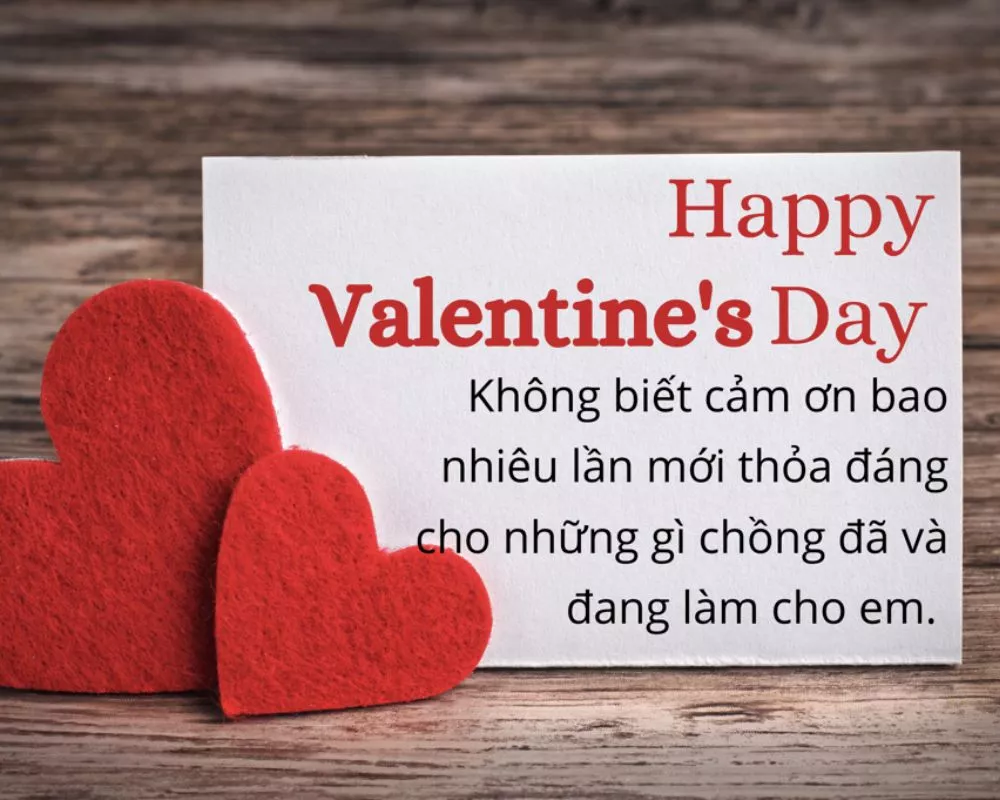 Lời chúc ngày Valentine tình cảm, chân thành cho vợ/ chồng