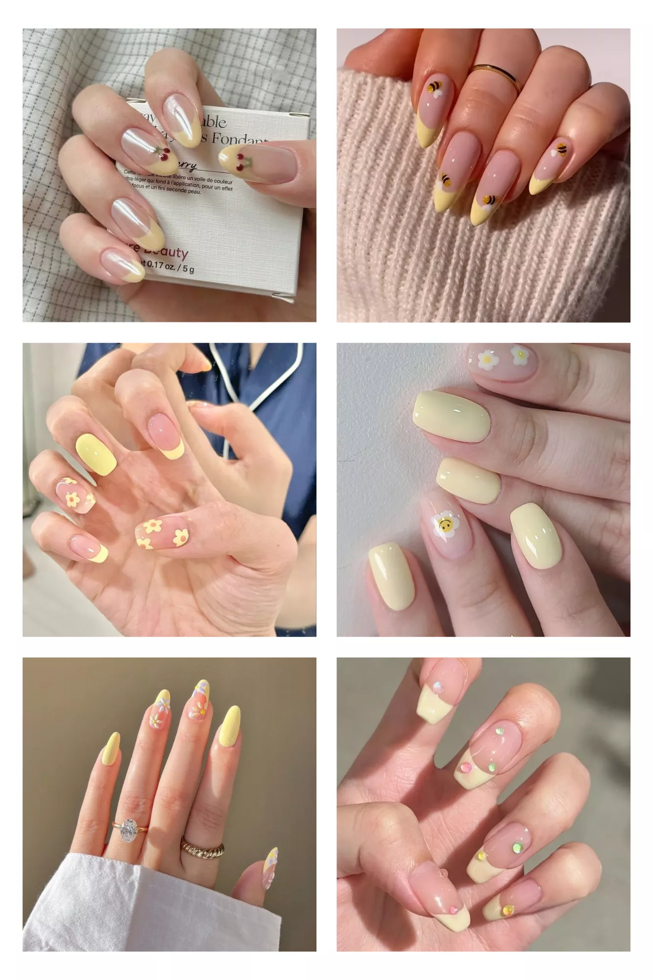 Nail Tết màu vàng toát lên vẻ lấp lánh và may mắn