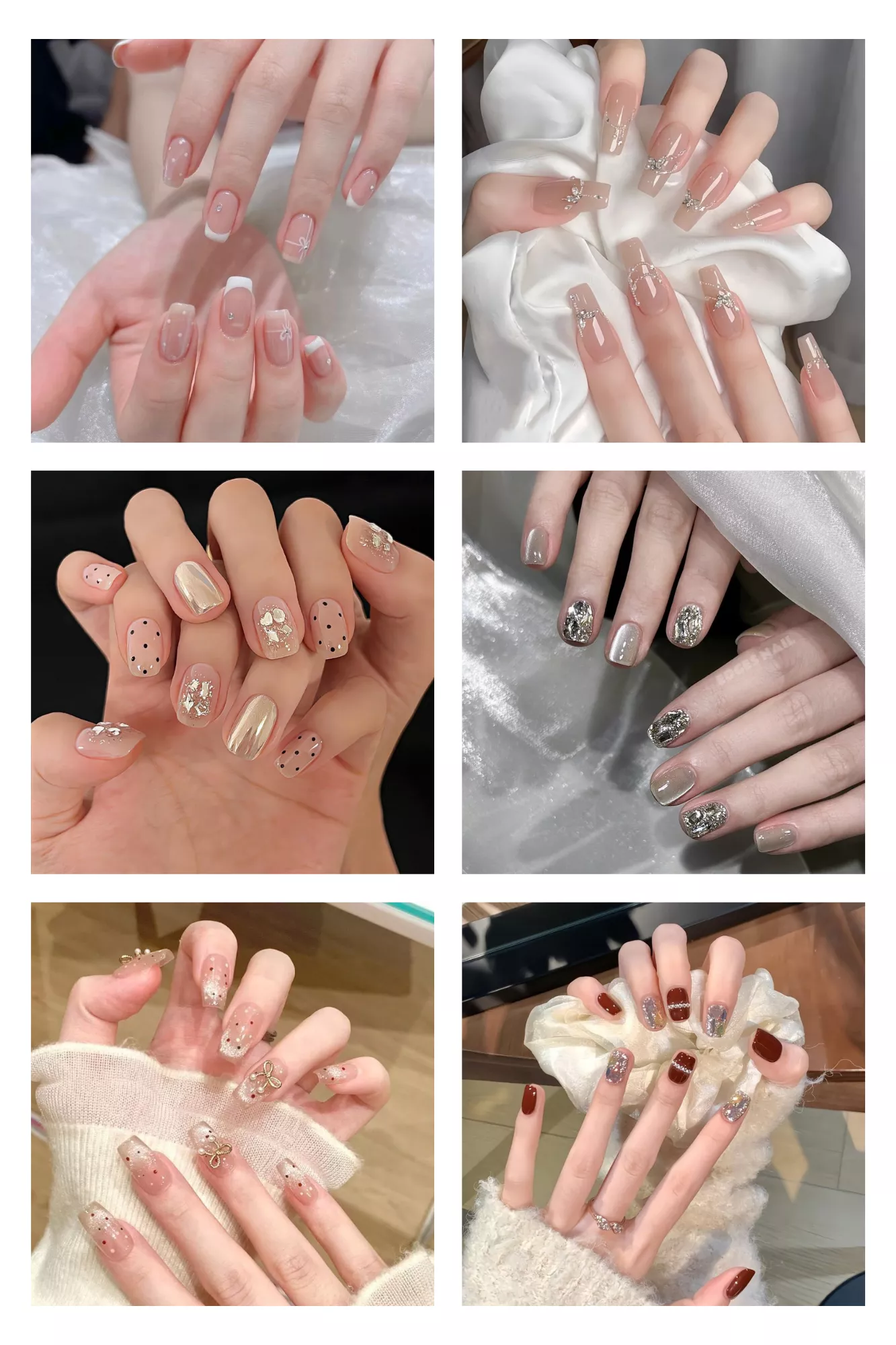 Với sự lấp lánh của đá kim tuyến, tin chắc rằng bộ nail Tết của bạn sẽ nổi bật