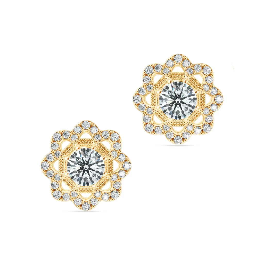 Bông tai Vintage Flower UBT2135