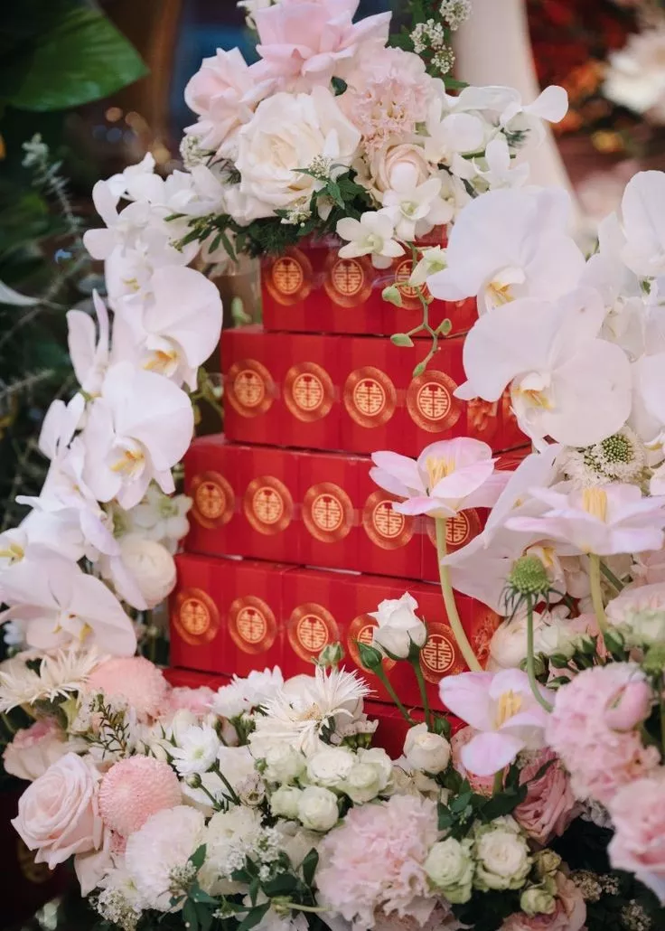 Mâm quả cưới chè