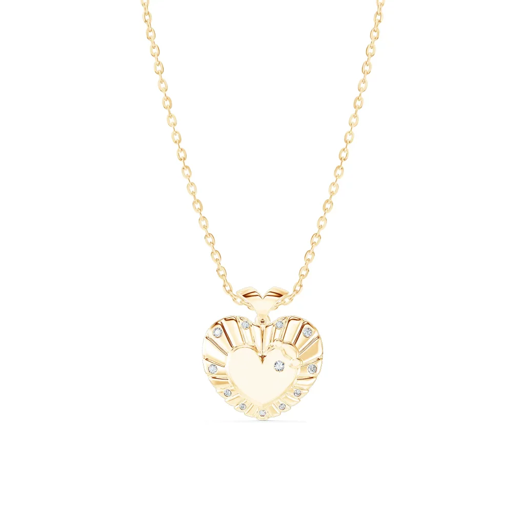 Mặt dây chuyền Heart Cube FMD5009